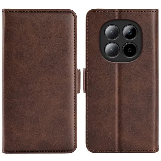 SIDE Peňaženkové puzdro pre Xiaomi Redmi Note 15 5G / POCO M8 5G tmavohnedé