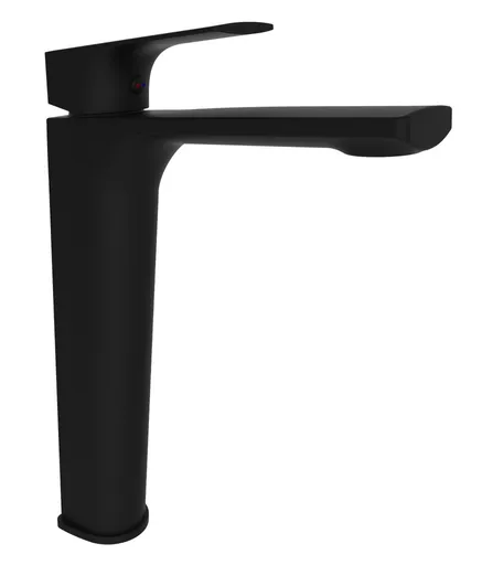 Rubineta - Umývadlová vysoká batéria MODENA-18D čierna OLBAMOD18DB