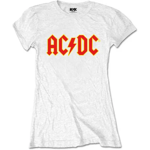 AC/DC tričko Logo Biela XL