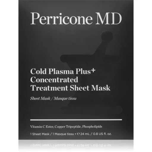 Perricone MD Cold Plasma Plus+ Treatment Sheet Mask ošetrujúca plátienková maska 1 ks