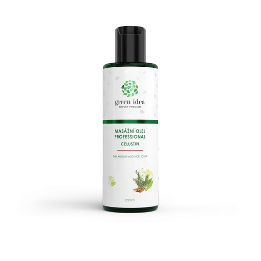 Celustin masážny olej 200 ml - Green idea