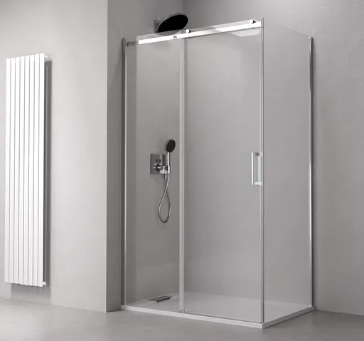 POLYSAN - THRON ROUND obdĺžnikový sprchový kút 1200x700, guľaté pojazdy TL1270-5005