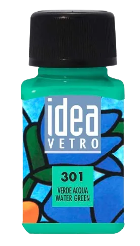 MAIMERI IDEA VETRO - Farby na sklo 301 - water green, 60 ml