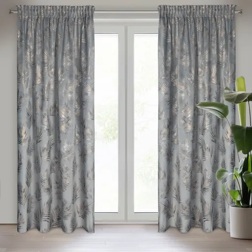 ArtFir Záves GLORIA P | sivá/šampaň 140 x 300 cm