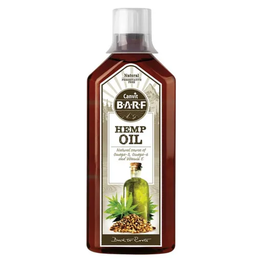 CANVIT BARF Konopný olej pre psov 500 ml