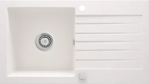 DEANTE DEANTE - Zorba alabaster - Granitový drez s odkvapkávačom ZQZ_A113