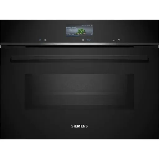 Vstavaná kompaktná rúra Siemens s mikrovlnami 60 x 45 cm čierna CM736GAB1