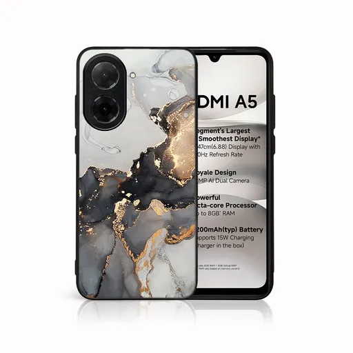 MY ART Ochranný kryt pre Xiaomi Redmi A5 GREY MARBLE (140)
