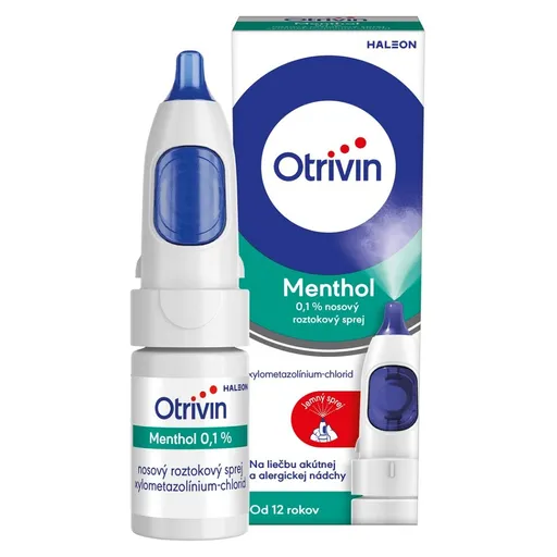 OTRIVIN Mentol 1mg/m nosový roztokový sprej 10 ml
