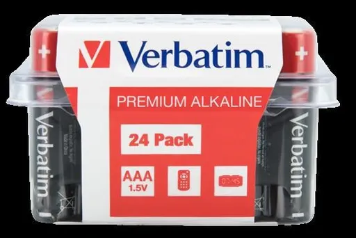 VERBATIM Alkalická Batéria AAA 24 Pack / LR03