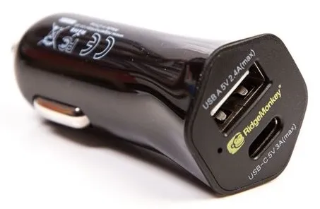 Ridgemonkey nabíjačka do auta vault 15w usb-c car charger