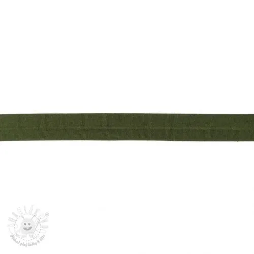 Lemovací prúžok úpletový camo green