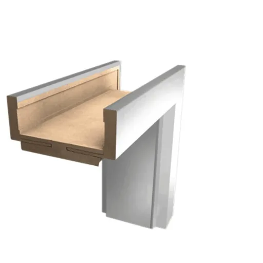 Tunelová zárubeň Naturel 80 cm pre hrúbku steny 10-18 cm T2CPLB80