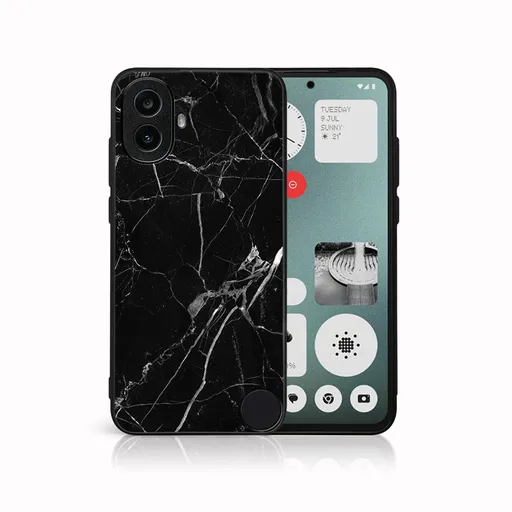 MY ART Ochranný kryt pre CMF Phone 1 BLACK MARBLE (142)