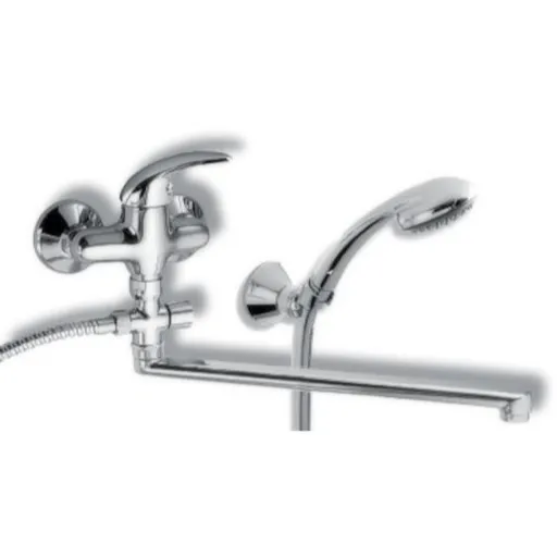 Vaňová batéria Novaservis Metalia 55 so sprchovacím setom 150 mm chróm 55072.0