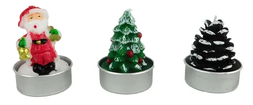 MAKRO - Sviečky vianočné 3ks