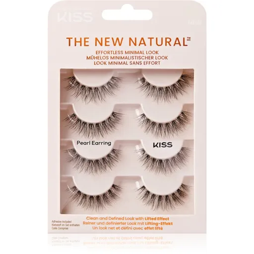 KISS The New Natural Effortless Minimal Look umelé mihalnice Pearl Earring 8 ks