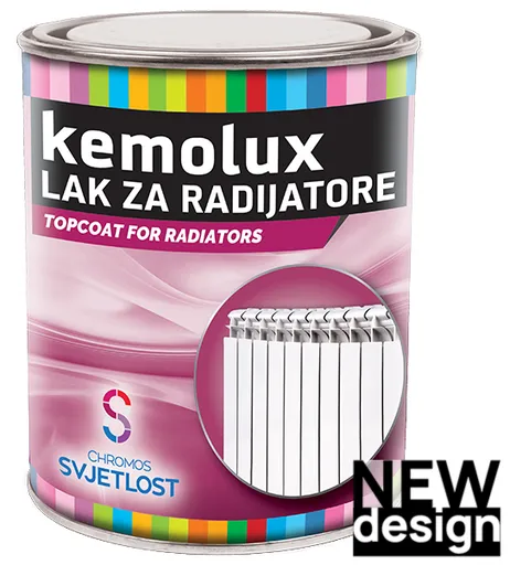 KEMOLUX - Farba na radiátory biela 0,2 L