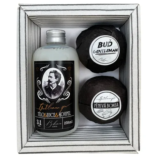 Bohemia Gifts & Cosmetics Gentleman Spa darčeková sada do vane pre mužov