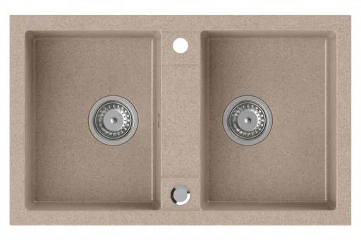 SAPHO SAPHO - Dvojdrez granitový, 78x48cm, béžová GR2222