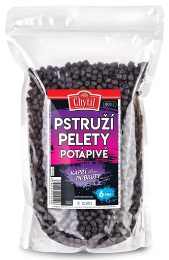 Chytil pstruhové pelety 800 g - potápivé 6 mm