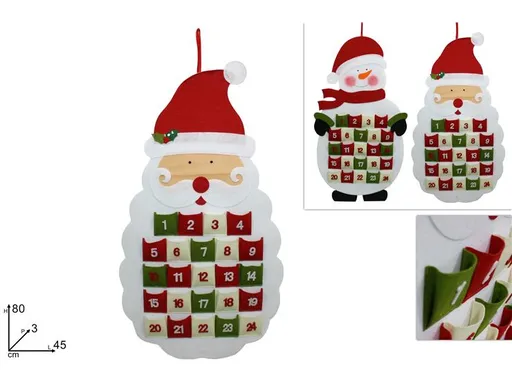 MAKRO - Kalendár adventný rôzne dekory