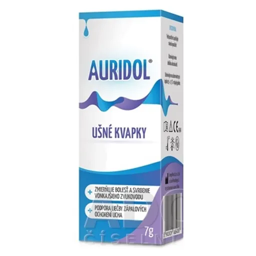 AURIDOL ušné kvapky 7 g