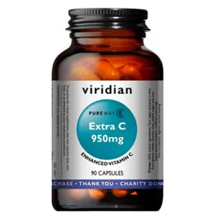 VIRIDIAN Nutrition Extra C 950 mg 90 kapsúl