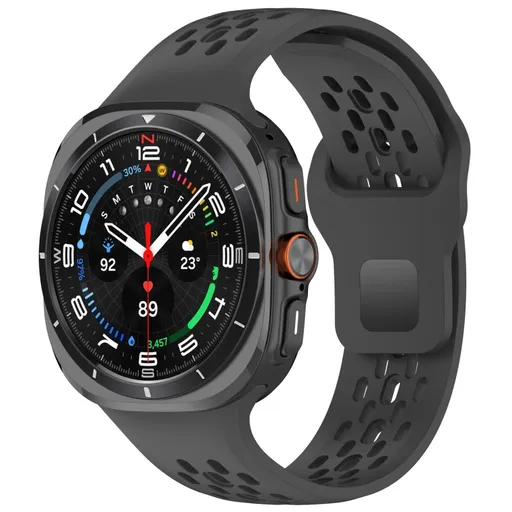 AIRY Silikónový remienok pre Samsung Galaxy Watch Ultra / Watch Ultra 2025 čierny