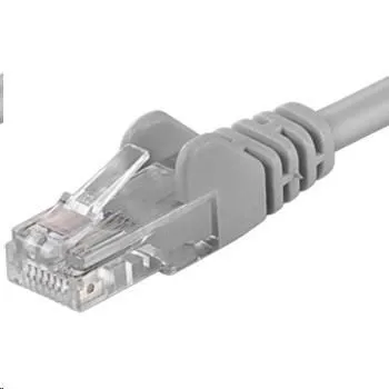 PREMIUMCORD Patch kábel UTP RJ45-RJ45 CAT5e 20m šedá
