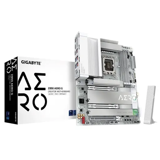 GIGABYTE MB Sc LGA1851 Z890 AERO G, Intel Z890, 4x DDR5, 2x HDMI, 1x Thunderbolt, WiFi