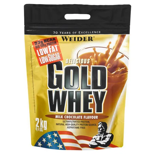 WEIDER Gold Whey srvátkový proteín Čokoláda 2000 g