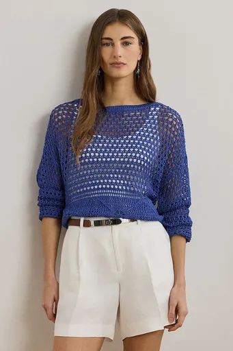 Ľanový sveter Lauren Ralph Lauren