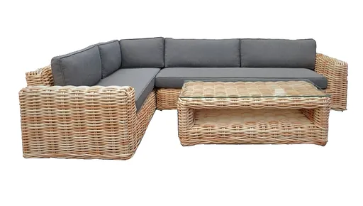 DEOKORK Záhradná rohová zostava SARA so stolíkom