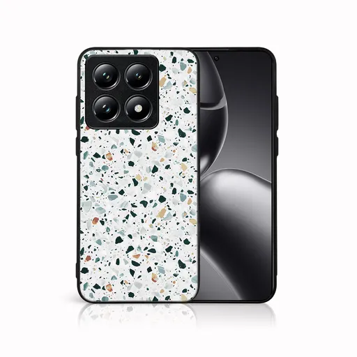 MY ART Ochranný kryt pre Xiaomi 14T Pro GREY TERRAZZO (163)