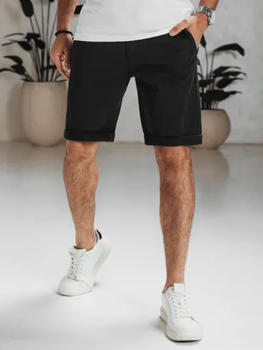 Pánske čierne kraťasy Dstreet SX2547