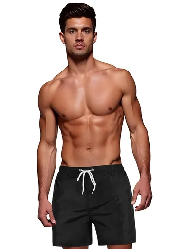 Pánske plavecké kraťasy Farba čierna DSTREET SX2366