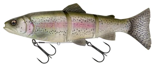 Savage gear gumová nástraha 3d line thru trout clear rainbow trout - 15 cm 40 g