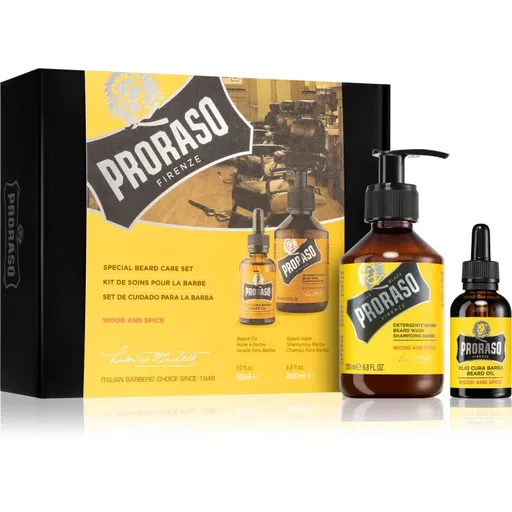 Proraso Set Beard Original darčeková sada na bradu pre mužov Wood and Spice