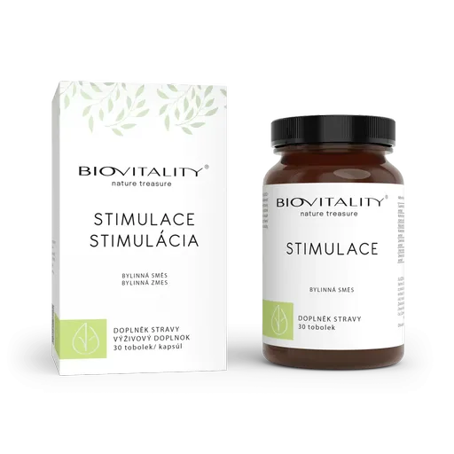 Stimulácia – bylinný komplex – kapsuly 30 ks – Green idea