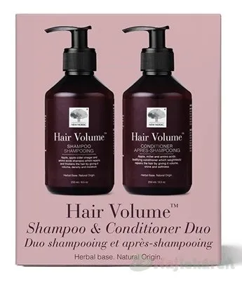 New Nordic Hair Volume šampón 250 ml + kondicionér 250 ml darčeková sada