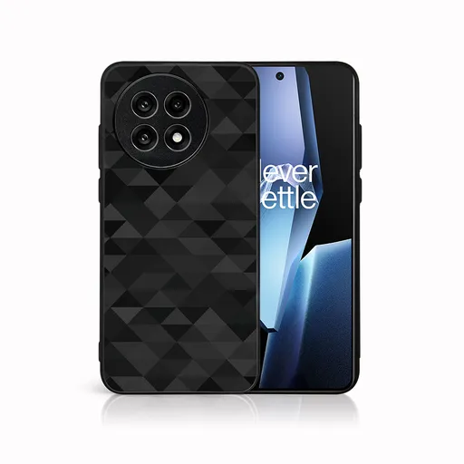 MY ART Ochranný kryt pre OnePlus 13R 5G BLACK TRIANGLES (232)
