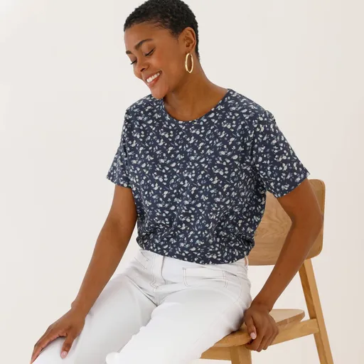 Tričko s celopotlačou a krátkymi rukávmi