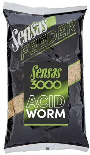 Sensas krmítková zmes 3000 feeder acid worm 1 kg