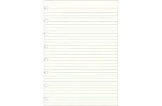 Filofax náhradné listy do zápisníkov A5 - linkované