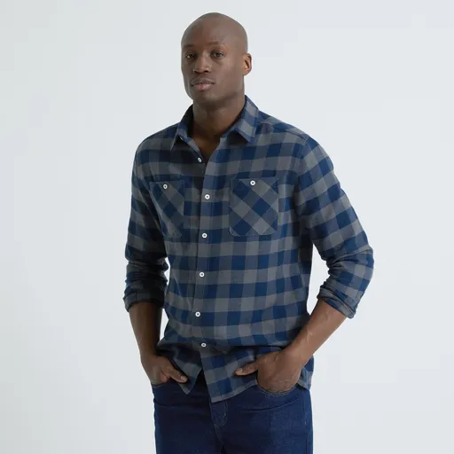 Flanelová kockovaná košeľa