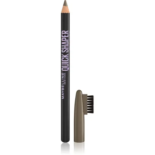 MAYBELLINE NEW YORK Quick Shaper precízna ceruzka na obočie s kefkou odtieň 04 Medium Brown 1 ks