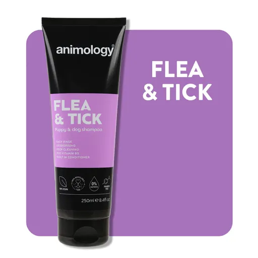 Animology Flea & Tick antiparazitný šampón pre psov 250 ml