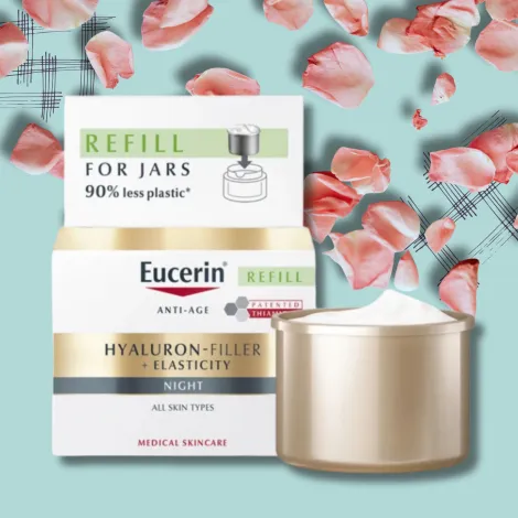 Eucerin Hyaluron-Filler + Elasticity Nočný krém REFILL 50ml