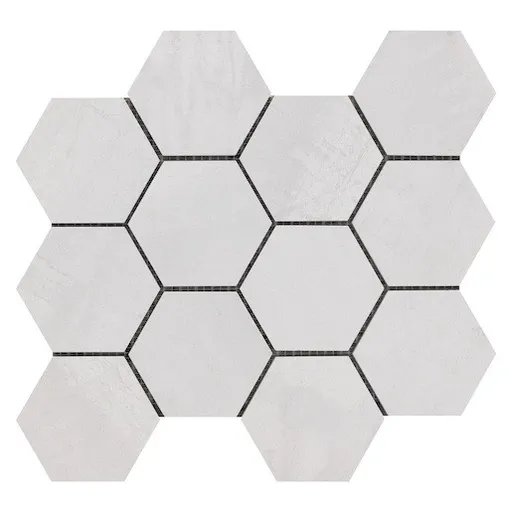 Mozaika Sintesi Met Arch light silver 30x34 cm mat MA12462